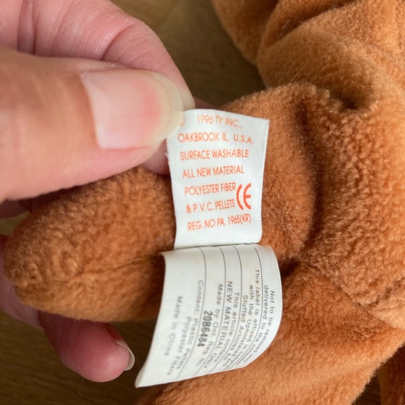 Ty Sly squirrel plush toy 1996 - Picture 6 of 6